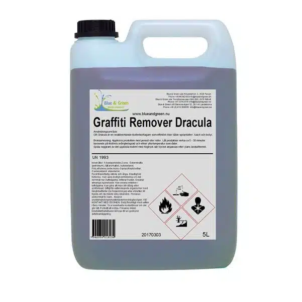 Greito veikimo graffiti valymo priemonė